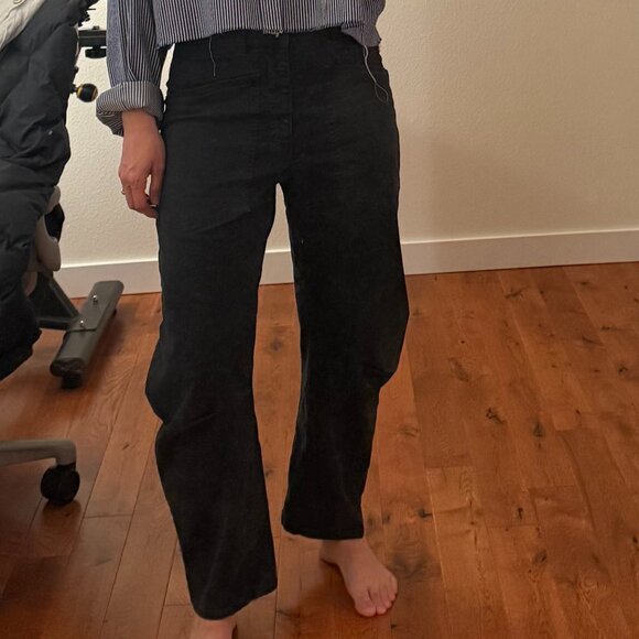 Nili Lotan Shon barrel leg pants in Carbon, size 00 - Picture 5 of 10